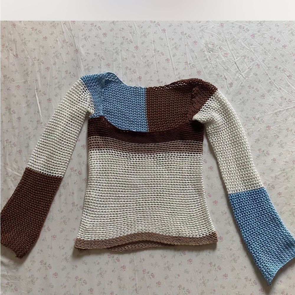 Colorblock Knit Sweater
